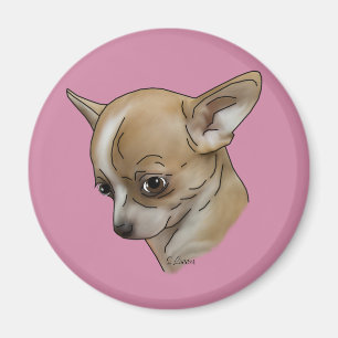 Schuldiger Chihuahua-Welpe Magnet
