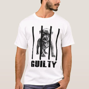 "Schuldiger" Pitbull-Welpe T-Shirt