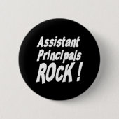 Schuldirektor-Felsen! Knopf Button (Vorderseite)