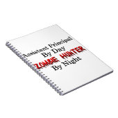 Schuldirektor-/Zombie-Jäger Notizblock (Rechte Seite)