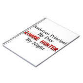 Schuldirektor-/Zombie-Jäger Notizblock (Linke Seite)