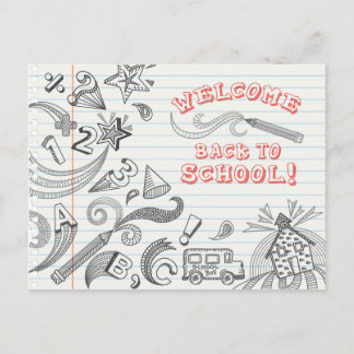 Schuldoodles Willkommen zurück zur Postkarte der S