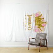 Schulduschablage Princess, Foto Booth Prop Wandteppich (Beispiel (Horizontal))