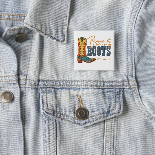 Schuldzuweisungen an meine Wurzeln Button (Beispiel)