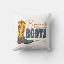 Schuldzuweisungen an meine Wurzeln Kissen