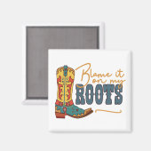 Schuldzuweisungen an meine Wurzeln Magnet (Vorderseite/Rückseite)