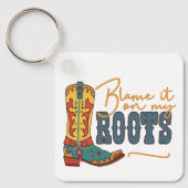 Schuldzuweisungen an meine Wurzeln Schlüsselanhänger (Vorderseite)