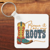 Schuldzuweisungen an meine Wurzeln Schlüsselanhänger (Vorderseite)