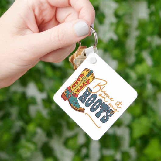 Schuldzuweisungen an meine Wurzeln Schlüsselanhänger (Hand)