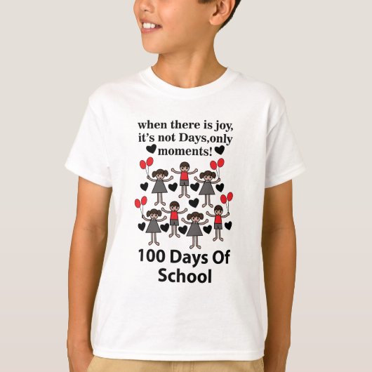 Schule 100 Schultage T-Shirt (Vorderseite)