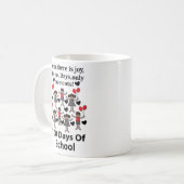 Schule 100 Tage Schule Kaffeetasse (Vorderseite Links)