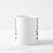 Schule 100 Tage Schule Kaffeetasse (Mittel)