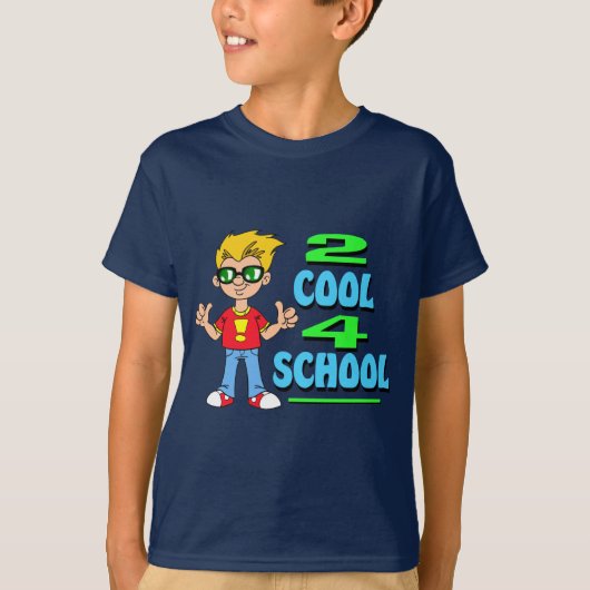 Schule 2 coole 4 T-Shirt (Vorderseite)