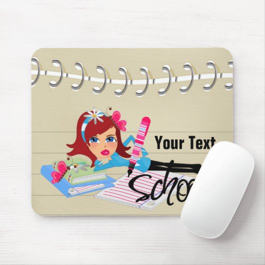 Schule #2 Maus Pad Mousepad (Mit Mouse)