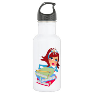 Schule #4 Flaschenkunst 32 oz Trinkflasche