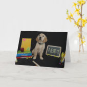 Schule Abby Karte (Gelbe Blume)