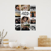 SCHULE-Abschluss 2025 11 FotoCollage Poster (Küche)