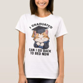 Schule Abschluss Cat T-Shirt (Vorderseite)