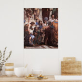 Schule Athen (Euklid) Canvas Print Poster (Küche)