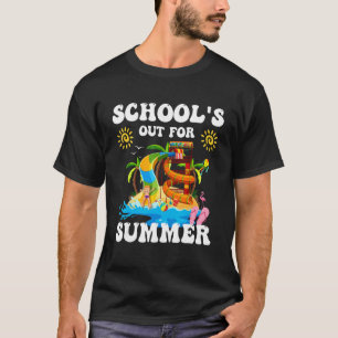 Schule Aus Für Sommer Schwimmbad Wasserpark  Ki T-Shirt