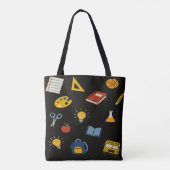 Schule Bunt  Tasche (Rückseite)