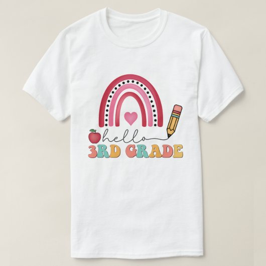 Schule der dritten Klasse T-Shirt (Design vorne)