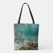 Schule der Erlaubnis-Fische Tasche (Rückseite)