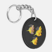 Schule der Fische Schlüsselanhänger (Vorderseite links)