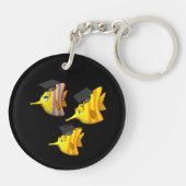 Schule der Fische Schlüsselanhänger (Rückseite)