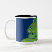 Schule der Franzosen bluestriped und des margate Zweifarbige Tasse (Links)