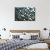 Schule der Gelben Jack (Carangoides) Leinwanddruck (Insitu (Schlafzimmer))