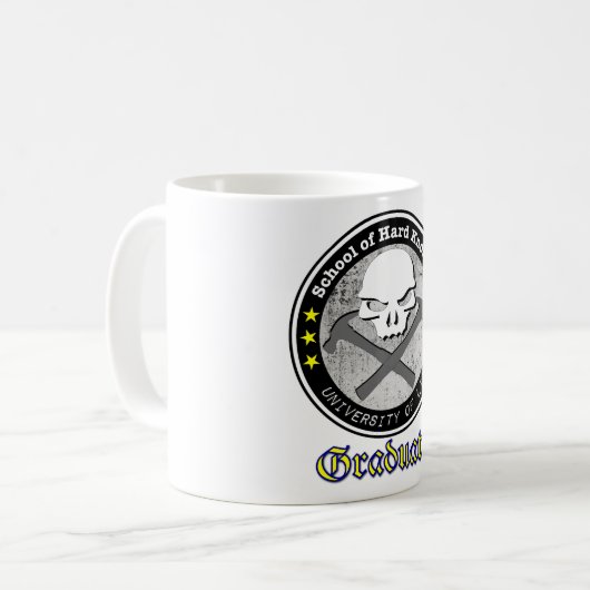 Schule der harten Schlag-Universität des Kaffeetasse (Vorderseite Links)