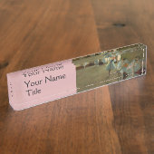 SCHULE DER TANZ-/BALLERINA-BALLETT-TÄNZER IM BLAU NAMENSPLAKETTE (Seite)