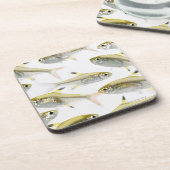 Schule der Tetra- Fische des Röntgenstrahls Getränkeuntersetzer (Linke Seite)