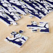 Schule des Bluefin-Thunfischs Puzzle (Seite)
