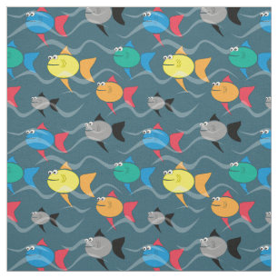 Schule des Fisch-Gewebes Stoff