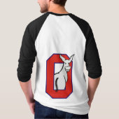 Schule des Sarkasmus-Baseballs T-Shirt (Rückseite)