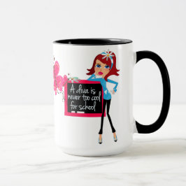 Schule Diva Tasse