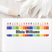 Schule Einfache farbenfrohe Stifte zurück zur Schu (Insitu)