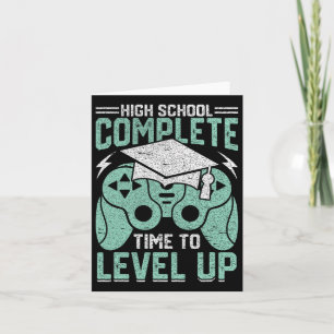 Schule Fertig Zeit Zum Levelaufstieg Videospiel Ab Karte