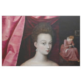 Schule Fontainebleau - Gabrielle d'Estrees Stoff (Fat Quarter (45,7 x 55,9 cm))