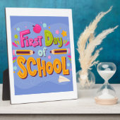 Schule Fotoplatte (Seite)