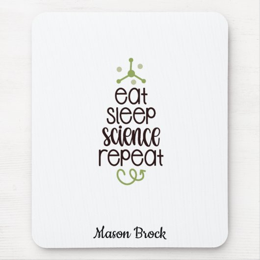 Schule für Naturwissenschaften - personalisiertes Mousepad (Vorne)