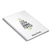 Schule für Naturwissenschaften - personalisiertes  Notizblock (Rechte Seite)