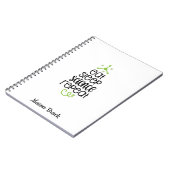 Schule für Naturwissenschaften - personalisiertes  Notizblock (Linke Seite)