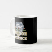 Schule für Patientenfischerei Kaffeetasse (Vorderseite Links)