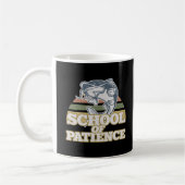 Schule für Patientenfischerei Kaffeetasse (Links)