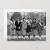 Schule für politische Seiten, 1927 Postkarte (Vorne/Hinten)