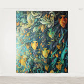 Schule für Rifffische Wandteppich (Vorderseite)