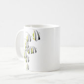 Schule für tropischen Fisch Kaffeetasse (Vorderseite Links)